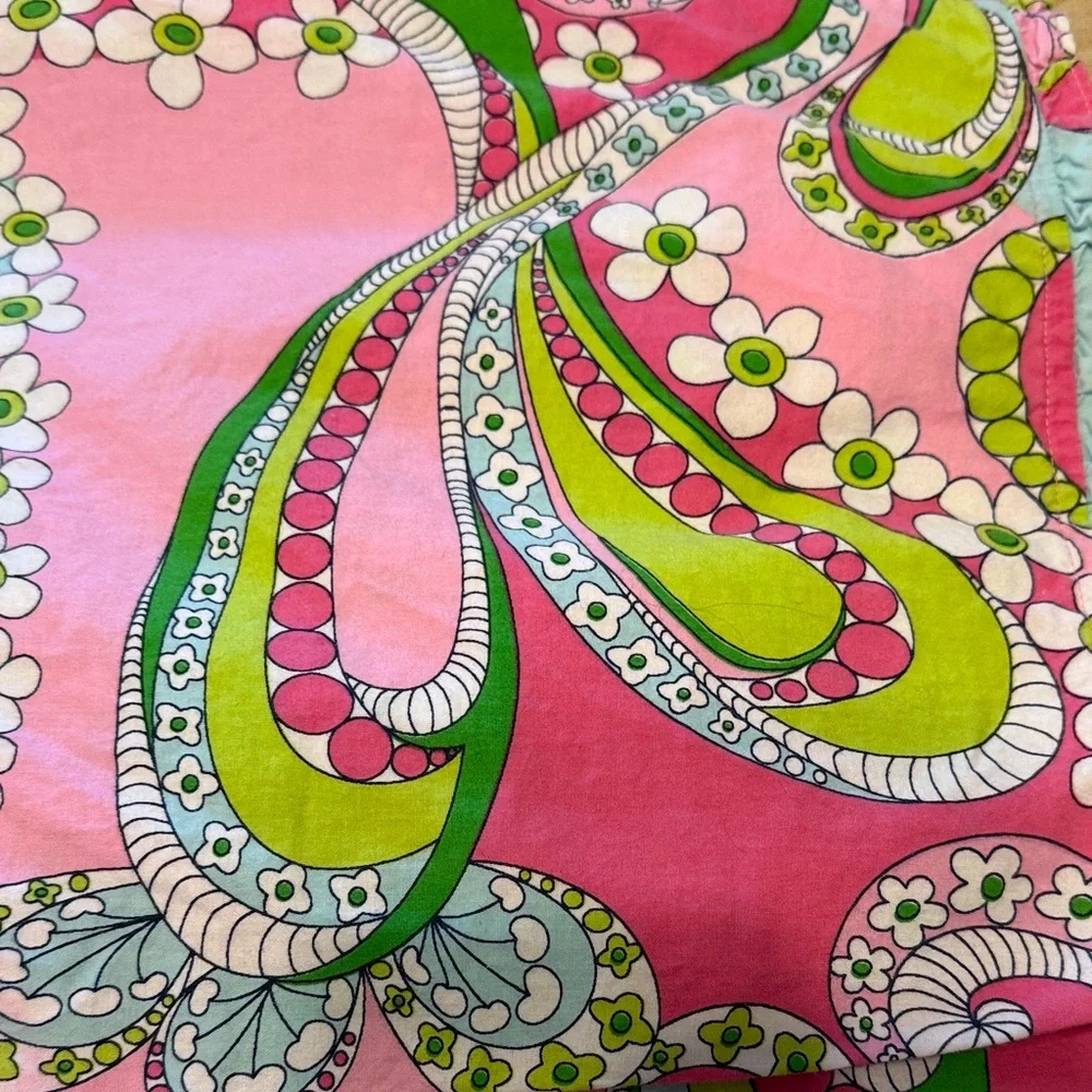 Cute Paisley Print Lightweight Pants Sz L perfect for spring summer beach trips - Picture 5 of 10
